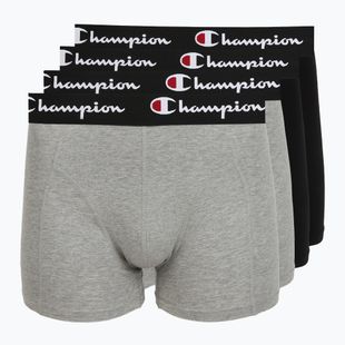 Herrenboxershorts Champion Trunk Knit oxford grey melange/oxford grey melange/black