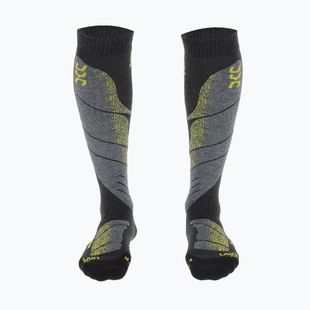Herren-Skisocken UYN Ski All Mountain anthracite melange / yellow