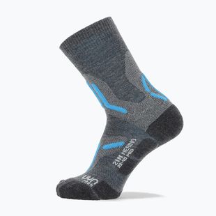 Damensocken Uyn Trekking 2IN Merino Mid mid grey/turquoise