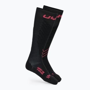 Herren Skisocken UYN Ski One Comfort Fit black/pink