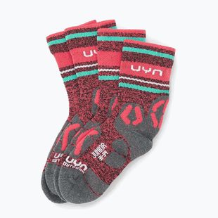 Kindersocken Uyn Outdoor Explorer 2PRS Pack pink stripes