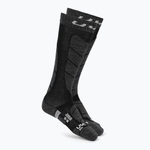 Skisocken Kinder UYN Junior Ski black