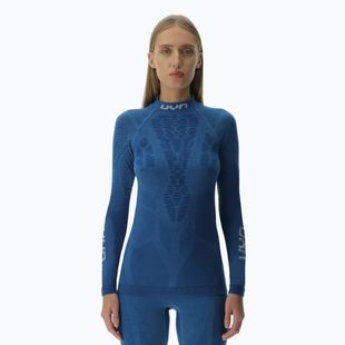 Damen Thermoaktivshirt UYN Elevation Biomorph LS Turtle Neck blue atoll