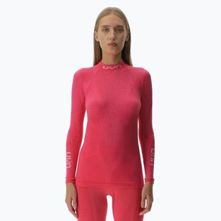 Thermo-Longsleeve Damen UYN Elevation Biomorph LS Turtle Neck pink yarrow