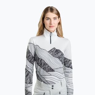 Damen-Sweatshirt DOTOUT Peaks print outline col/black beauty