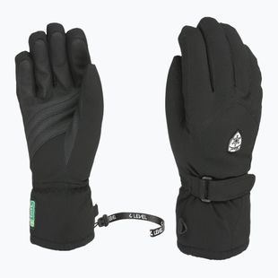 Damen-Skihandschuhe Level Hero W black