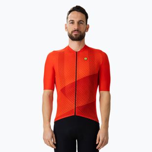 Radtrikot Herren Alé Web rot L239145