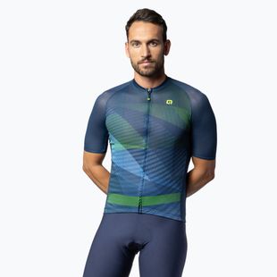 Herren Radtrikot Alé Connect blau