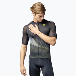 Herren Radtrikot Alé Connect schwarz