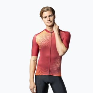 Herren Alé Optical bordeaux Fahrradtrikot
