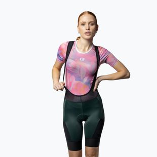 Frauen Radfahren Shorts Alé Stones Cargo Bibshorts grün Holz