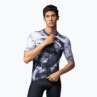 Herren Radtrikot Alé Palm schwarz