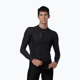 Fahrrad-Longsleeve Herren Alé Color Block black