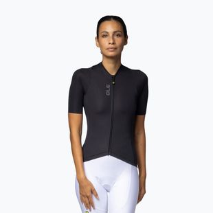Damen Radtrikot Alé Color Block schwarz