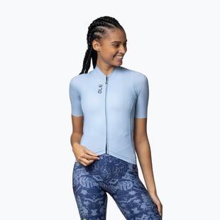 Damen Fahrradtrikot Alé Color Block aqua