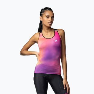 Damen Radfahren Trikot Alé Aurora TT rosa