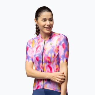 Damen-Fahrradtrikot Alé Jardin 2.0 pink combo