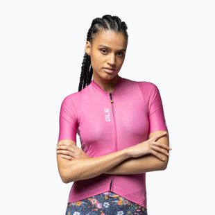 Radtrikot Damen Alé Color Block blush