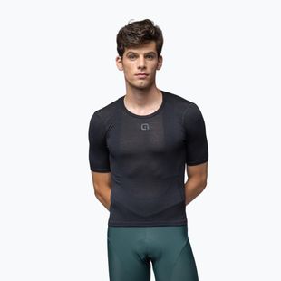 Herren-Radunterhemd Alé Merino SS nero/black
