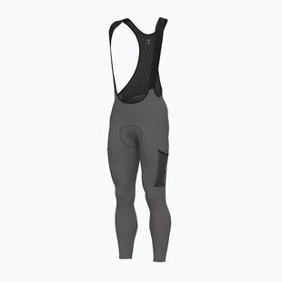 Herren-Radhose Alé Stones Cargo 2.0 Bibtights acciaio/steel
