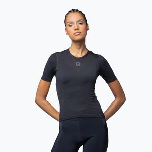 Damen-Radunterhemd Alé Merino SS nero/black