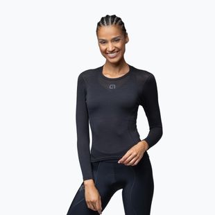 Damen-Radunterhemd Alé Merino LS nero/black