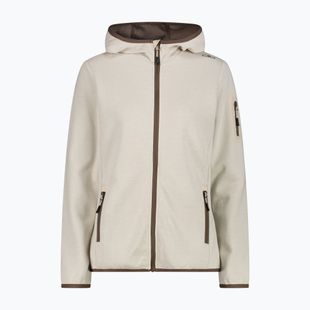 Damen-Trekkingpullover CMP 34H6376 Fix Hood cream/off white