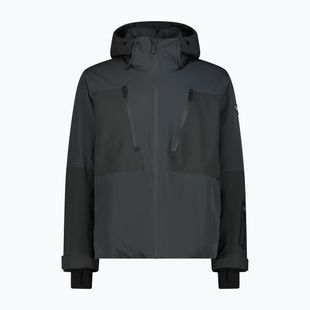Herren-Skijacke CMP 36W0027 Fix Hood black pine