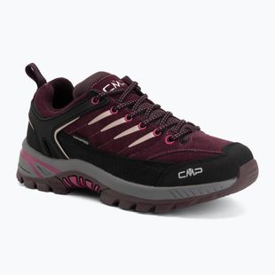 Kinder-Trekkingschuhe CMP Rigel 2.0 Low Waterproof black berry/amaranto