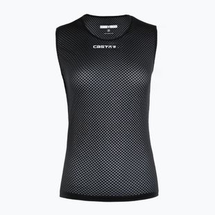 Damen Radfahren Sweatshirt Castelli Pro Mesh ärmellos schwarz