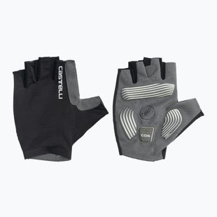 Herren Castelli Espresso leichte schwarze Fahrradhandschuhe