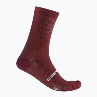 Castelli Herren Socken Espresso 18 reich rot