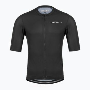 Herren Castelli Unlimited Entrata 3 leichtes schwarzes Fahrradtrikot