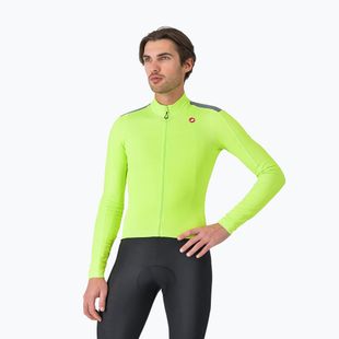 Fahrrad Longsleeve Herren Castelli Puro 4 electric lime