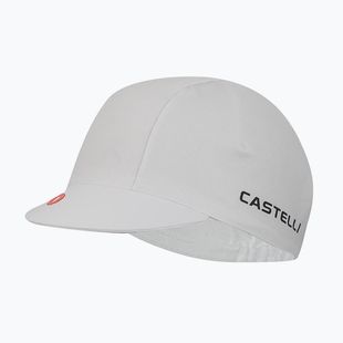 Radmütze Castelli Logo white