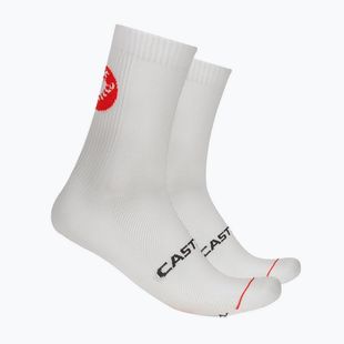 Herrensocken Castelli Entrata 12 white