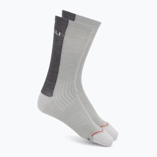 Herren­socken Castelli Castelli Logo 18 Merino Sock silver gray/dark gray