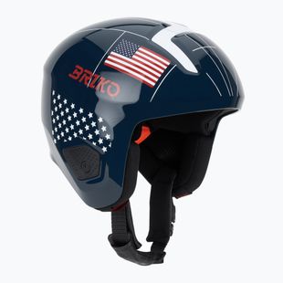 Skihelm Briko Vulcano 2.0 USA Mips shiny blue/white/cardinal red