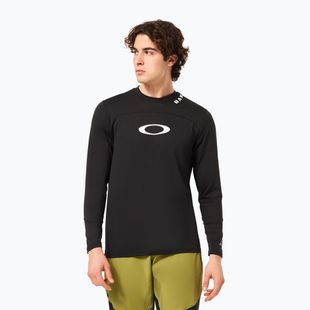 Herren Oakley Free Ride RC Blackout Radfahren Longsleeve