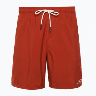 Herren Oakley Clear Lake 18" Volley Flamme rot schwimmen Shorts
