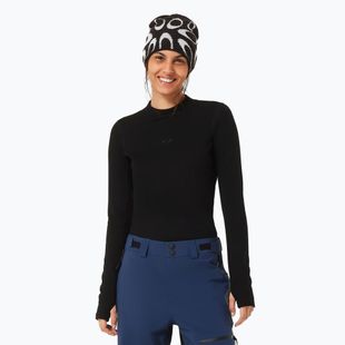 Damen-Thermoaktivshirt Oakley Spruce Wool Base Layer blackout