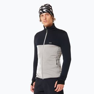 Herren Sweatshirt Oakley Canopy FZ cement