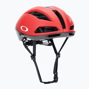Fahrradhelm Oakley Velo Stelvio EU black/red pro