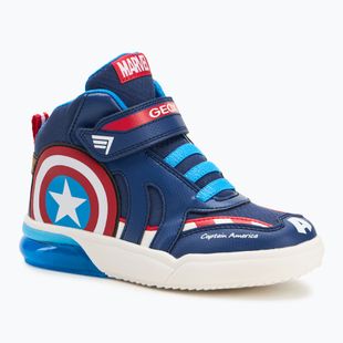 Kinderschuhe Geox Grayjay ocean blue/red