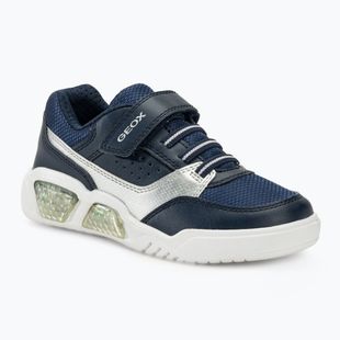 Geox Illuminus ozeanblau/silber Junior Schuhe