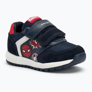 Geox Alben nylon navy / rot Kinderschuhe