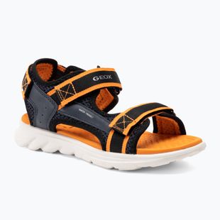 Geox Airadyum ozeanblau/orange Junior Sandalen