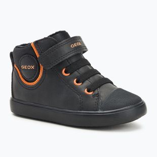 Kinderschuhe Geox Gisli black/dark orange