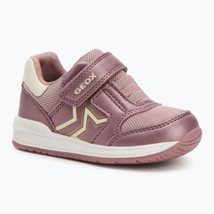 Kinderschuhe Geox Rishon dark pink/old white