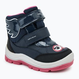 Schuhe Kinder Geox Flantil ABX navy/fuchsia